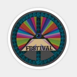 Festival Peace Magnet